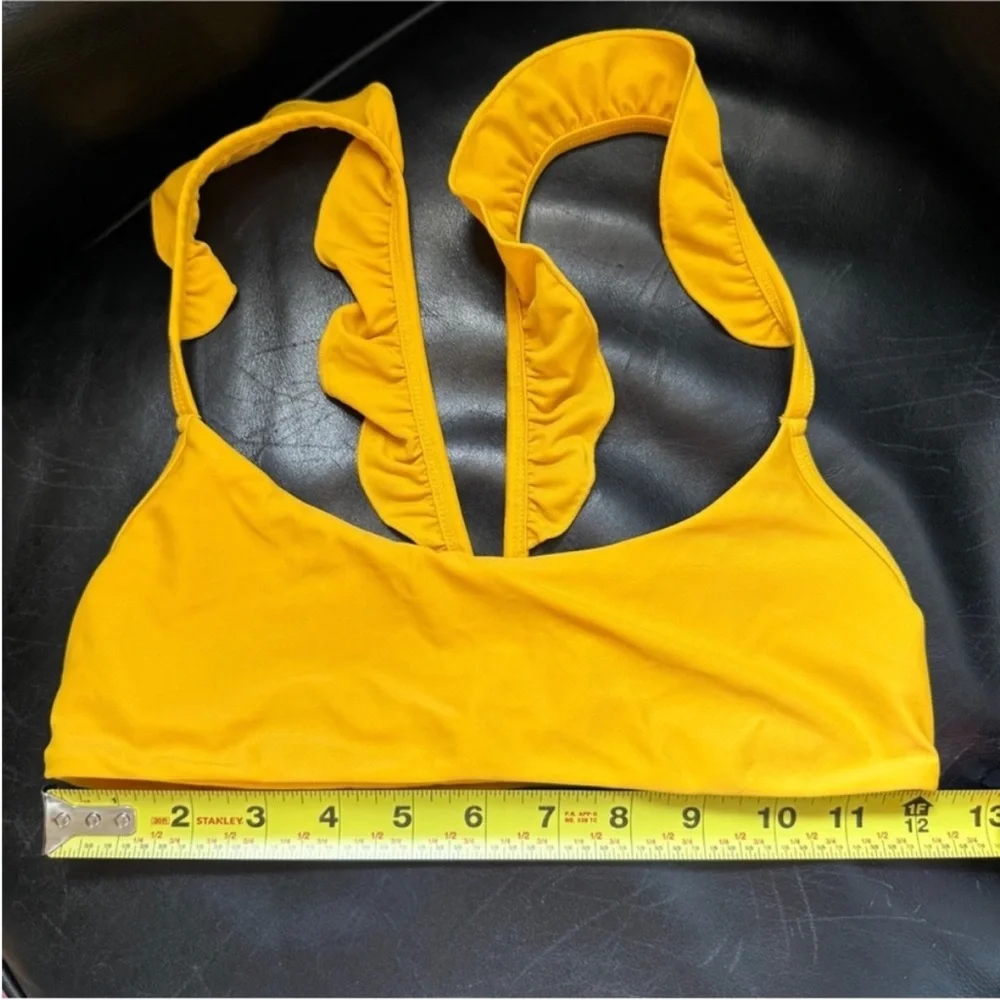 Cabana Del Sol Yellow Swim Top - Picture 4 of 4